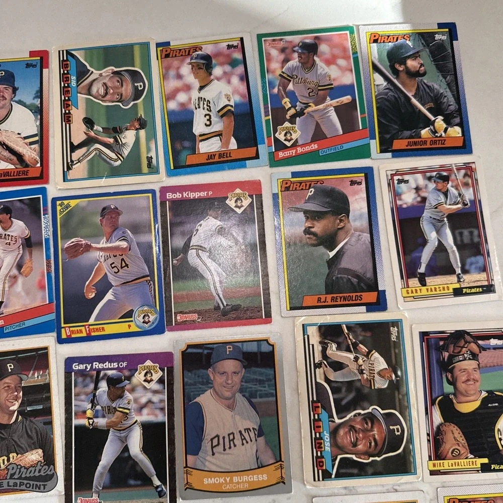 1985-1992‎ Topps Vintage Baseball Cards Pirates! - Non-graded - 52 cards